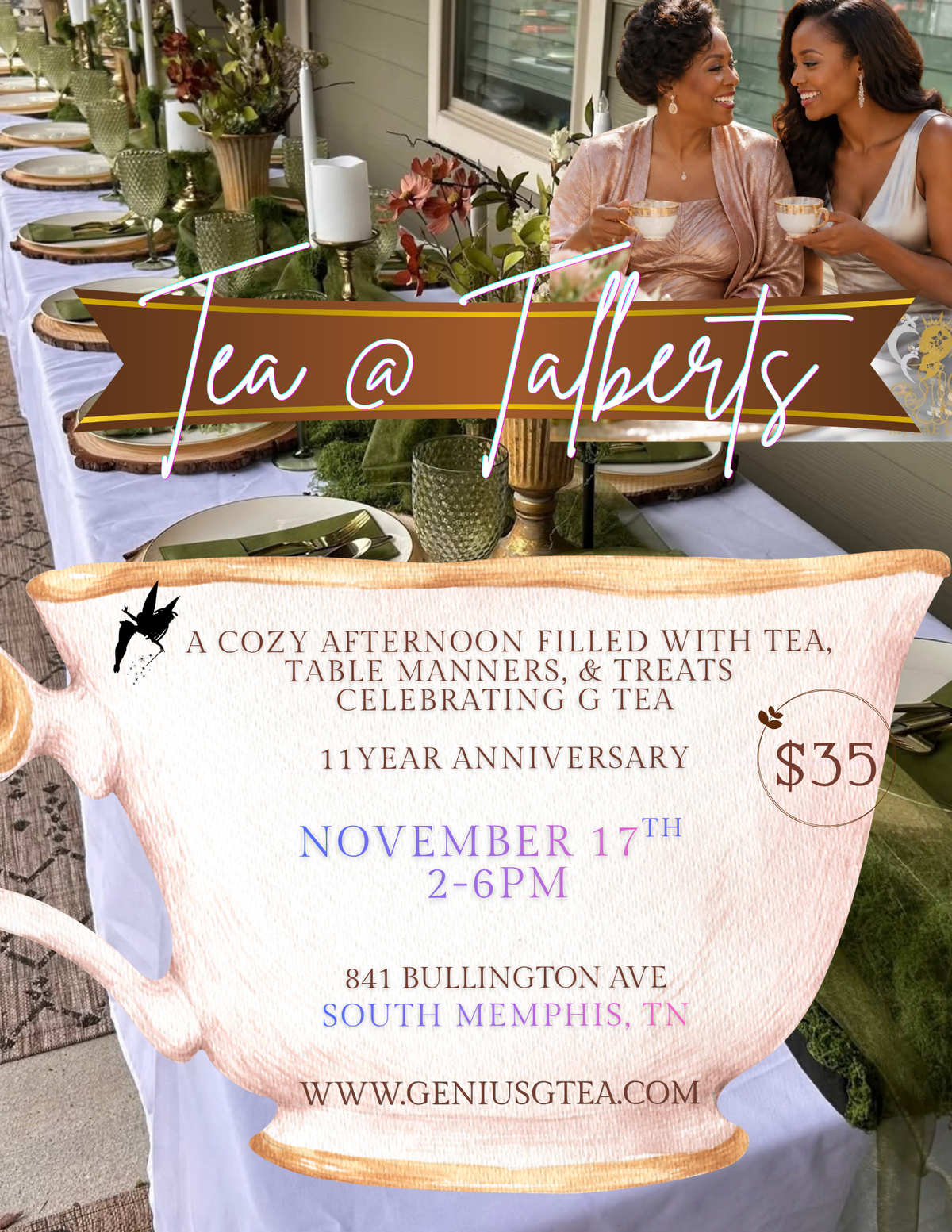 Tea @ Talbert's 11Year Anniversary